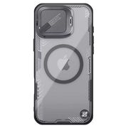 Husa iPhone 16 Pro Nillkin Iceblade Prop Magnetic, fara decupaj camera, negru
