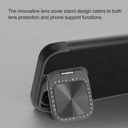 Husa iPhone 16 Pro Nillkin Qin Prop Leather, negru