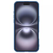 Husa iPhone 16 Nillkin Super Frosted Shield Pro, albastru