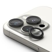 [Pachet 2x] Folie sticla camera iPhone 16 Pro / 16 Pro Max Ringke Camera Lens Frame, negru