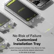 [Pachet 2x] Folie sticla iPhone 16 Ringke Easy Slide Tempered Glass, privacy