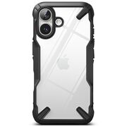 Husa iPhone 16 Ringke Fusion X, negru