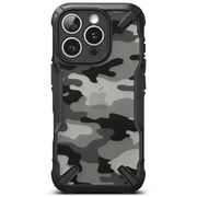 Husa iPhone 16 Pro Ringke Fusion X Design, camo black