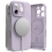 Husa pentru  iPhone 16 Pro Ringke - Silicone Magnetic MagSafe - Mov