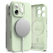Husa pentru  iPhone 16 Pro Ringke - Silicone Magnetic MagSafe - Verde