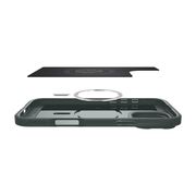 Husa premium pentru  iPhone 16 Pro Spigen - Optik Armor - Verde