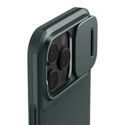 Husa premium pentru  iPhone 16 Pro Spigen - Optik Armor - Verde