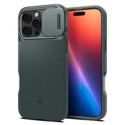 Husa premium pentru  iPhone 16 Pro Spigen - Optik Armor - Verde