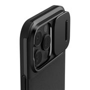 Husa premium pentru  iPhone 16 Pro Spigen - Optik Armor - Negru denim