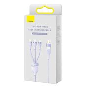 Cablu de date USB, Type-C Baseus Flash Series 2, 100W, mov