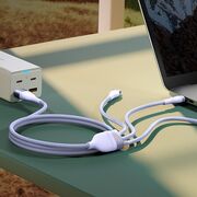 Cablu de date USB, Type-C Baseus Flash Series 2, 100W, mov