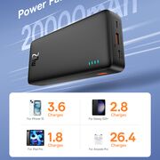 Powerbank, baterie externa Baseus, 20W, 20000mAh, P10022804113-00