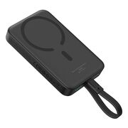 Acumulator extern Baseus - power bank magnetic mini (p1002210b113-00) - magsafe, 2x usb-c, lightning, 30w, fast charge, 10000mah - negru