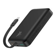Acumulator extern Baseus - power bank magnetic mini (p1002210b113-00) - magsafe, 2x usb-c, lightning, 30w, fast charge, 10000mah - negru