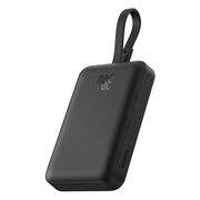 Acumulator extern Baseus - power bank magnetic mini (p1002210b113-00) - magsafe, 2x usb-c, lightning, 30w, fast charge, 10000mah - negru