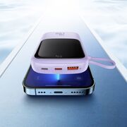 Acumulator extern 20000mAh Baseus cu cablu iPhone, PPQD030005