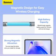 Stylus pen activ Baseus, Palm Rejection, roz, SXBC080004