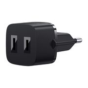 Adaptor priza telefon EU la US Baseus, negru, P10154800111-00