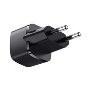 Adaptor priza telefon EU la US Baseus, negru, P10154800111-00