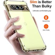 Husa pentru Google Pixel 9 Pro XL Anti-Shock, reinforced 4 corners, clear