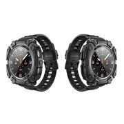 [Pachet 360°] Curea + husa + 2x folie Samsung Galaxy Watch Ultra 47mm I-Blason Armorbox, negru