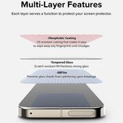 [Pachet 2x] Folie sticla Google Pixel 9 / 9 Pro Ringke Easy Slide Tempered Glass, transparenta