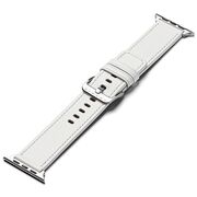Curea Apple Watch 6 44mm Ringke Leather One Basic, alb