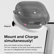 Husa Samsung Galaxy Buds 3 Ringke Onyx Magnetic, gri