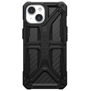 Husa iPhone 15 Plus UAG Monarch, Carbon Fiber