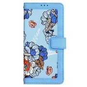 Husa tip carte pentru  Samsung Galaxy A36, functie stand si port carduri, albastru