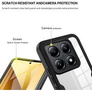 Pachet 360: Husa cu folie integrata pentru  Xiaomi 14T Cover360 fata / spate - albastru