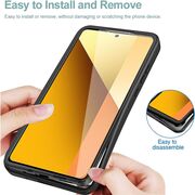 Pachet 360: Husa cu folie integrata pentru  Xiaomi 14T Cover360 fata / spate - albastru