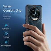 Husa pentru  Realme 13 Pro / 13 Pro+ Flowing Lines Comfort Grip - transparent