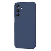 Husa pentru  Samsung Galaxy A16 Liquid Silicone cu MagSafe, subțire, captusita cu microfibra, anti amprentă, protectie cameră foto, albastru