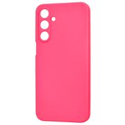 Husa pentru  Samsung Galaxy A16 Liquid Silicone cu MagSafe, subțire, captusita cu microfibra, anti amprentă, protectie cameră foto, fucsia