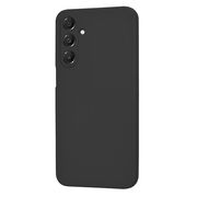 Husa pentru  Samsung Galaxy A16 Liquid Silicone cu MagSafe, subțire, captusita cu microfibra, anti amprentă, protectie cameră foto, negru