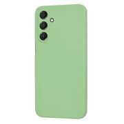 Husa pentru  Samsung Galaxy A16 Liquid Silicone cu MagSafe, subțire, captusita cu microfibra, anti amprentă, protectie cameră foto, verde deschis