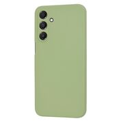 Husa pentru  Samsung Galaxy A16 Liquid Silicone cu MagSafe, subțire, captusita cu microfibra, anti amprentă, protectie cameră foto, verde