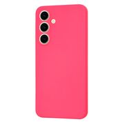 Husa pentru  Samsung Galaxy S24 FE Liquid Silicone cu MagSafe, subțire, captusita cu microfibra, anti amprentă, protectie cameră foto, fucsia