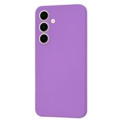 Husa pentru  Samsung Galaxy S24 FE Liquid Silicone cu MagSafe, subțire, captusita cu microfibra, anti amprentă, protectie cameră foto, mov