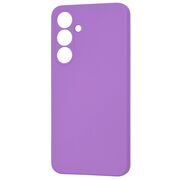 Husa pentru  Samsung Galaxy S24 FE Liquid Silicone cu MagSafe, subțire, captusita cu microfibra, anti amprentă, protectie cameră foto, mov