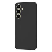 Husa pentru  Samsung Galaxy S24 FE Liquid Silicone cu MagSafe, subțire, captusita cu microfibra, anti amprentă, protectie cameră foto, negru