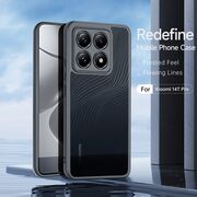 Husa pentru  Xiaomi 14T Pro Flowing Lines Comfort Grip - transparent