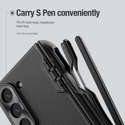 Husa Samsung Galaxy Z Fold 6 Nillkin Super Frosted Shield Magnetic Pen, negru