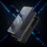 Pachet 360: Husa cu folie integrata Samsung Galaxy S24 FE KEVLAR PRO360 (fata spate), cu protectie lentile, negru