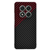 Husa pentru Xiaomi Redmi Note 14 Pro 5G CarbonFiber UltraSlim, Lightweight, rosu inchis