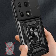 Husa pentru  Google Pixel 9A cu protecție pentru cameră și suport magnetic integrat Ring Shockproof, Roz