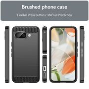 Husa pentru Google Pixel 9A Carbon Liquid Silicone, Albastru