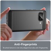 Husa pentru Google Pixel 9A Carbon Liquid Silicone, Albastru
