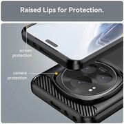 Husa pentru Honor X5B Carbon Liquid Silicone, Albastru